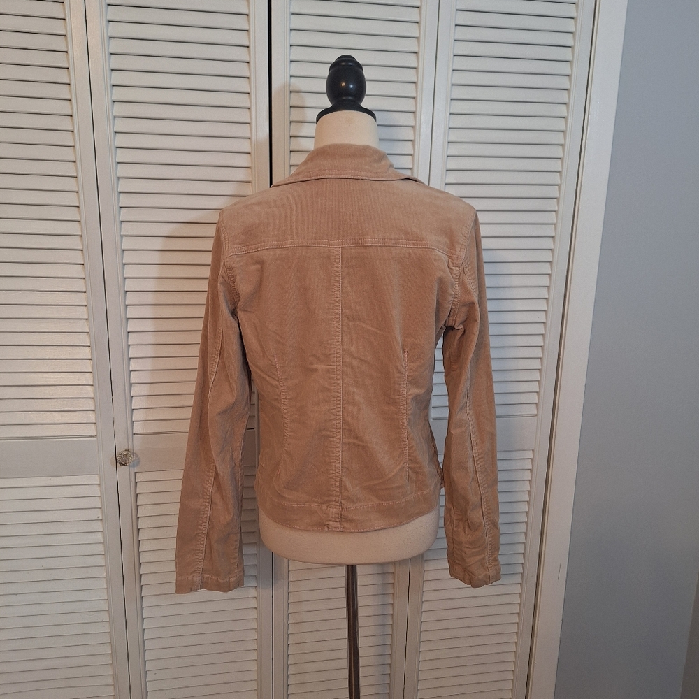 Plugg Khaki Corduroy Jacket Sz LG *V - Picture 3 of 6